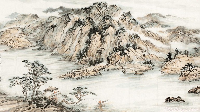 《富春山居图》：画中山水尤胜实景.jpg