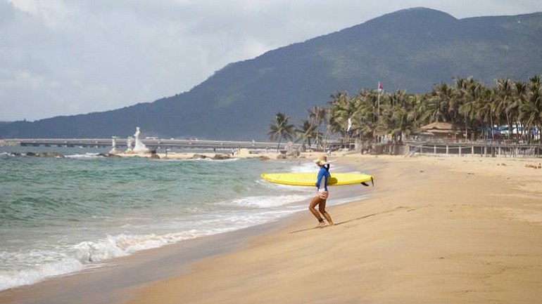 Hitting the waves at Sun and Moon Bay.jpg