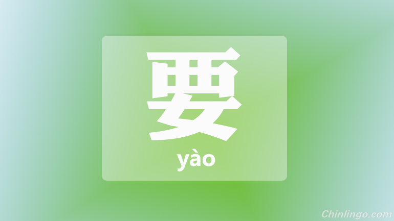 5 uses of 要 in Chinese.jpg