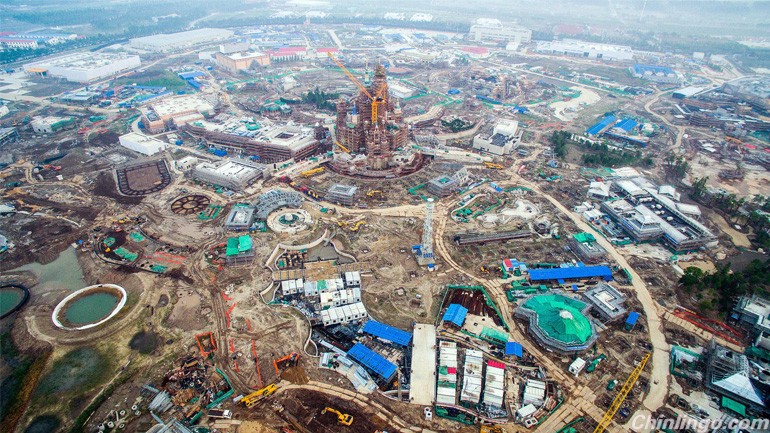 polluted enterprises near Shanghai Disney site