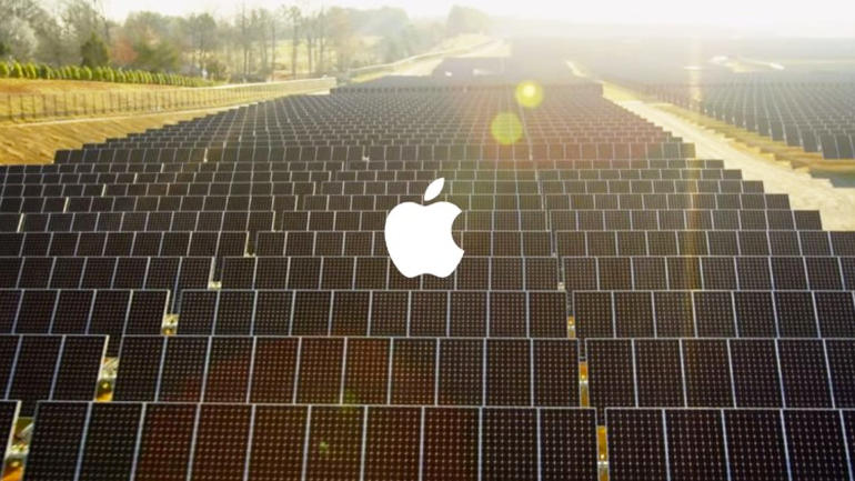 Apple in china, solar power in china