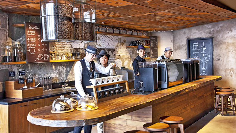 coffee market in China, coffee shops in China