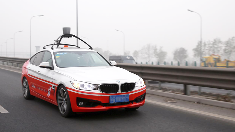 Baidu driverless car