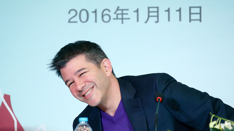 Uber CEO, innovation in China, Silicon Valley