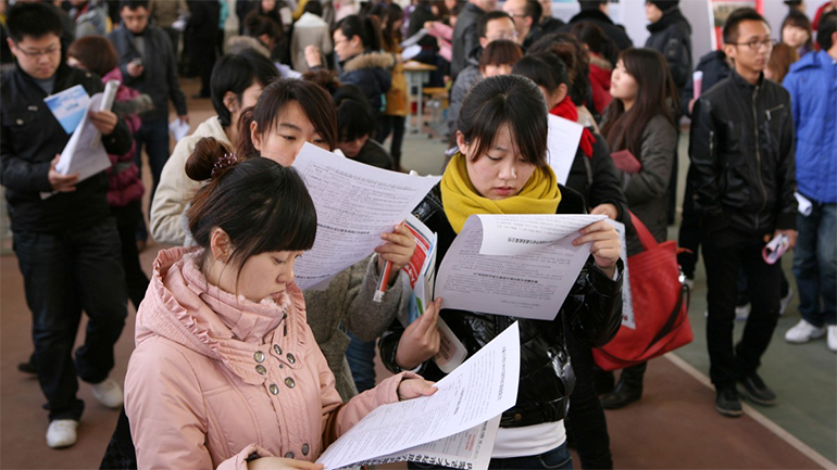 china job market