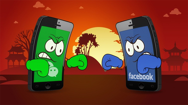 wechat, facebook, best social platform
