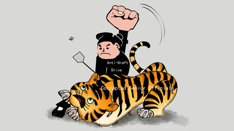 tiger and fly, president xi, chinese phrases, learn chinese