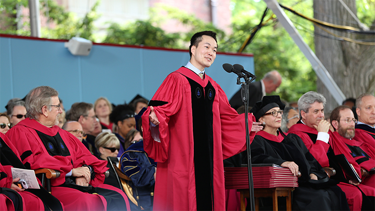 he jiang, harvard commencement speech, chinese student