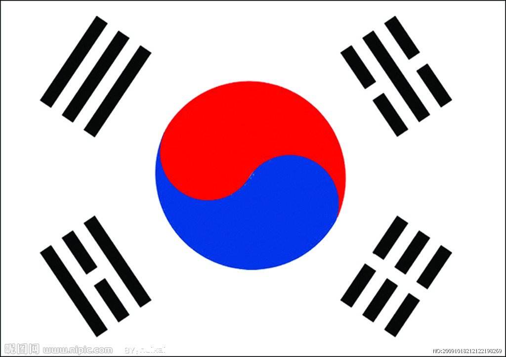 韩国国旗 Chinlingo